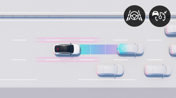 Renault Arkana full hybrid E-Tech - active driver assist