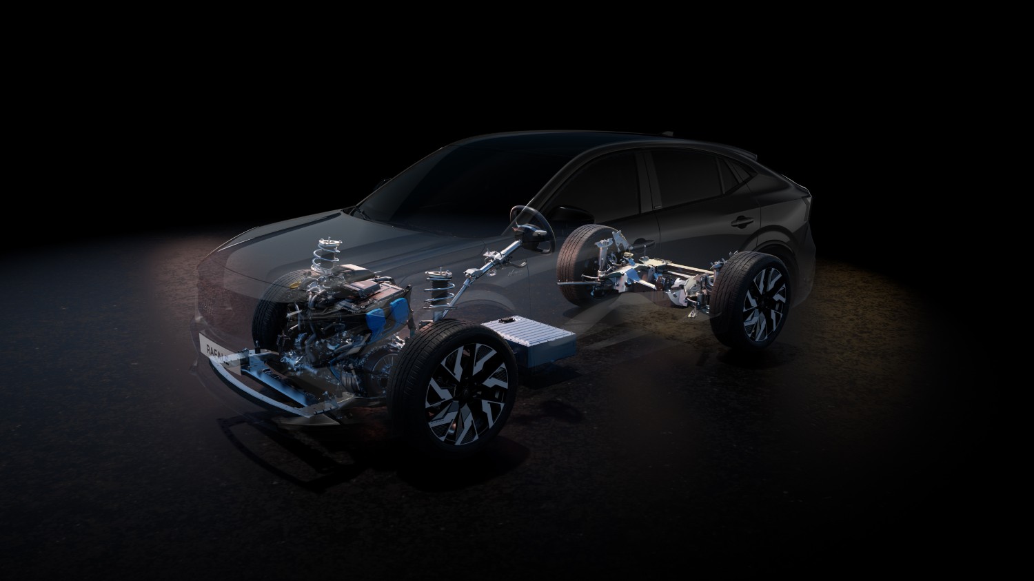 Renault Rafale E-Tech hybrid - powertrain