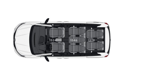 vehicle dimensions - modular layout - Renault Grand Kangoo
