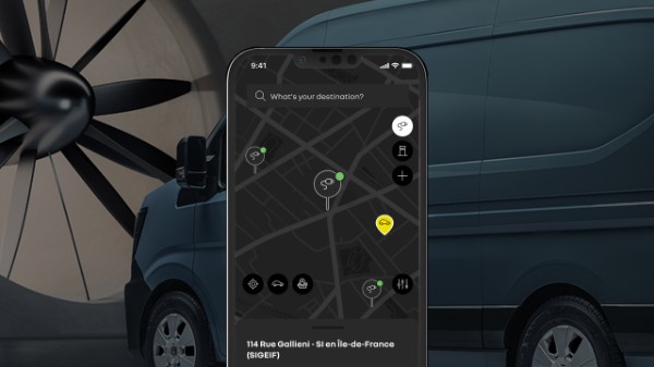 location and availability of charging stations - Renault Master 