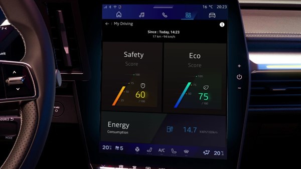 Renault Scenic E-Tech 100% electric - advanced driver-assistance systems