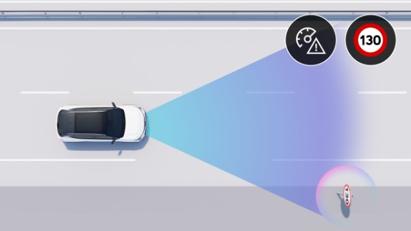traffic sign recognition - Renault Scenic E-Tech electric