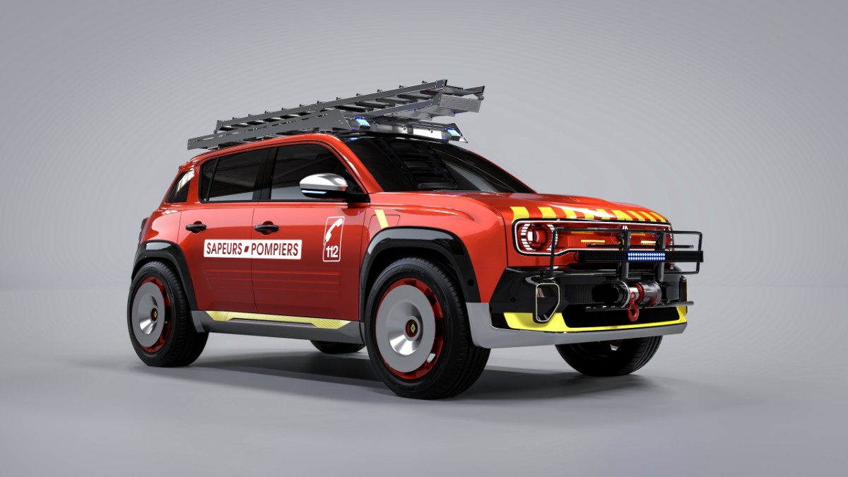Sapeurs-Pompiers - 4TROOP - Renault 4 E-Tech electric