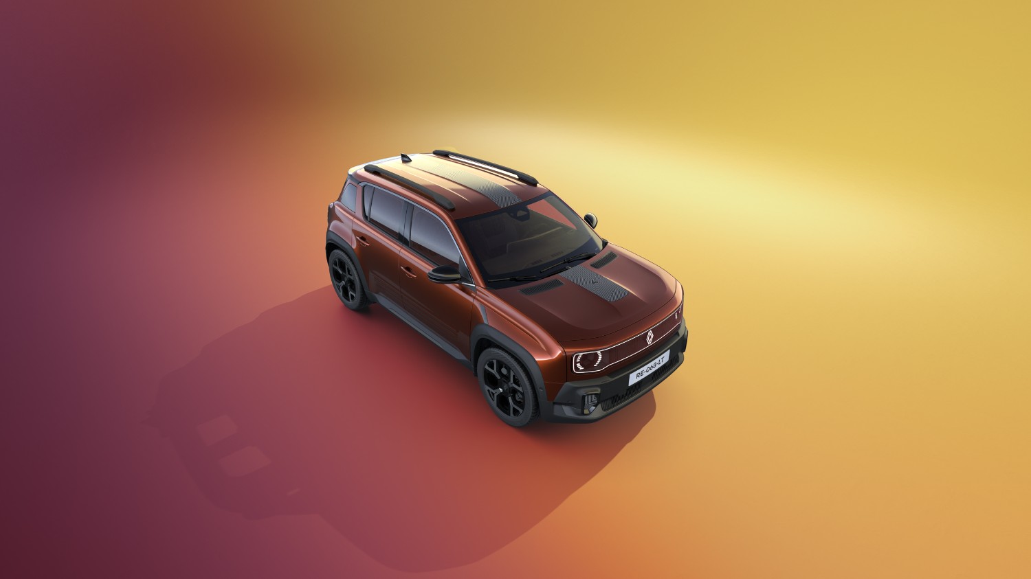 terracotta brown - Renault 4 E-Tech electric