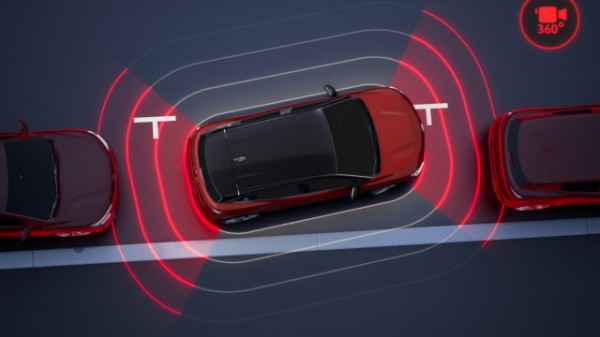caméra 3D vision 360°
 - Renault Megane E-Tech electric