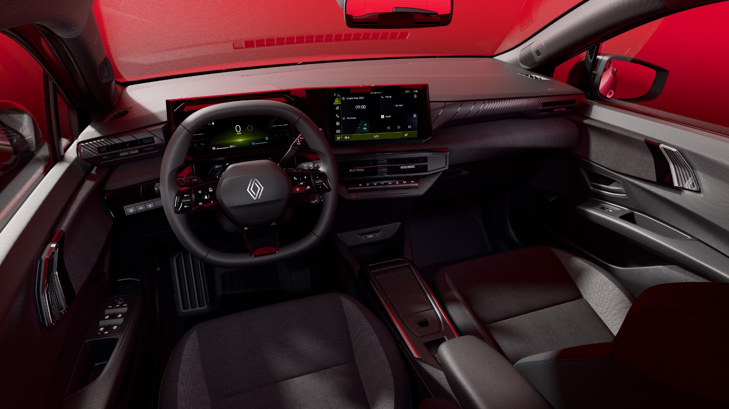 interior lighting ambience- Renault Clio