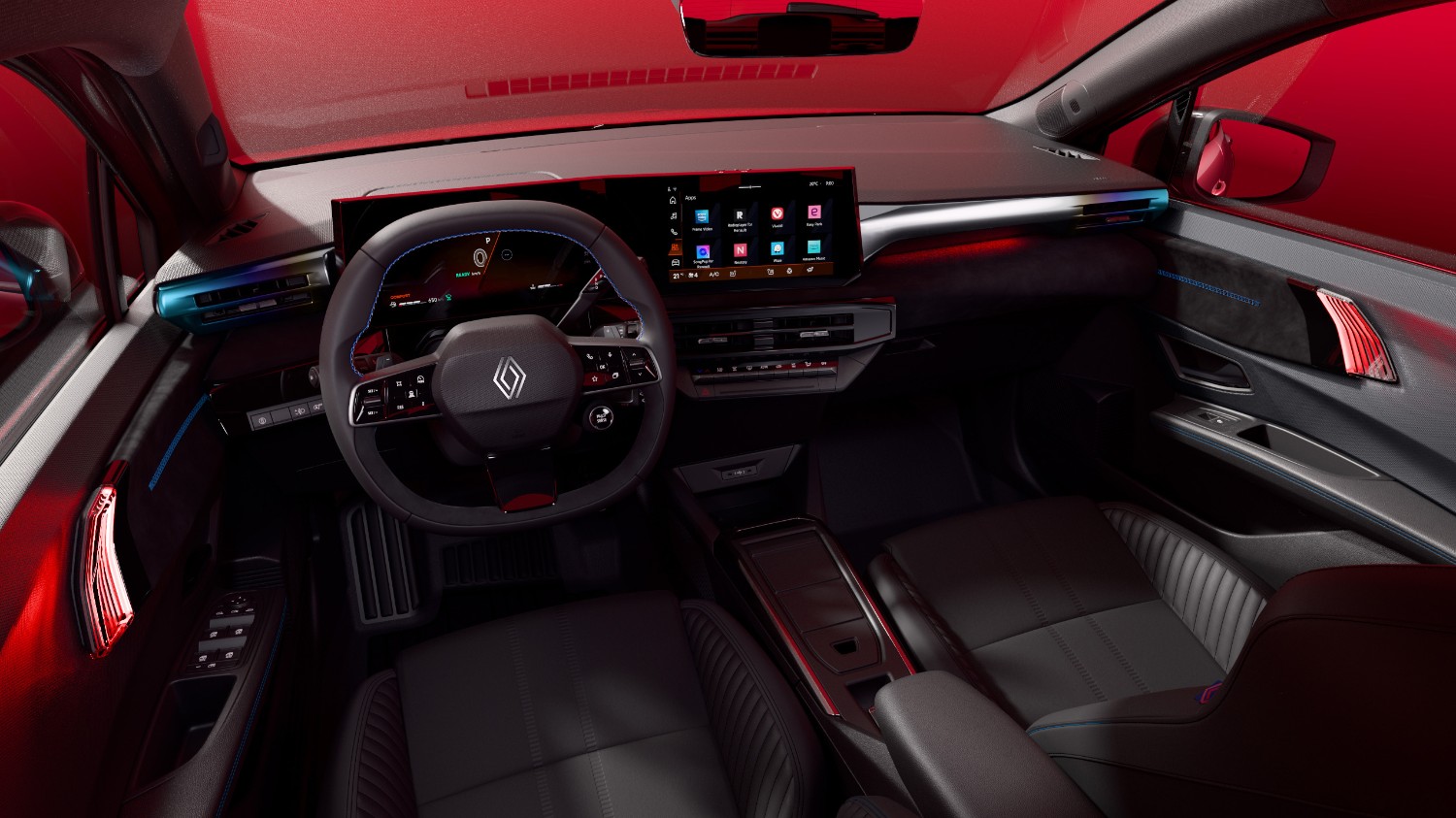 interior lighting ambience- Renault Clio