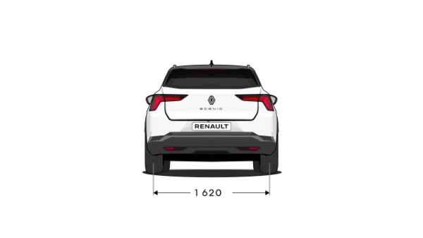 Rear side dimensions - Renault Scenic E-Tech electric