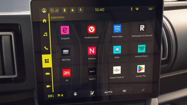 new Renault Trafic Van E-Tech electric - openR evo with Google built-in