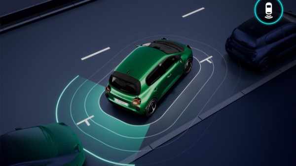 front, rear and side park assist - Renault Twingo E-Tech electric