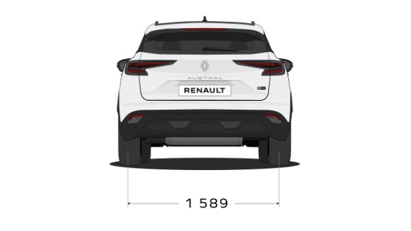 profile dimensions - modular design - Renault Austral full hybrid E-Tech