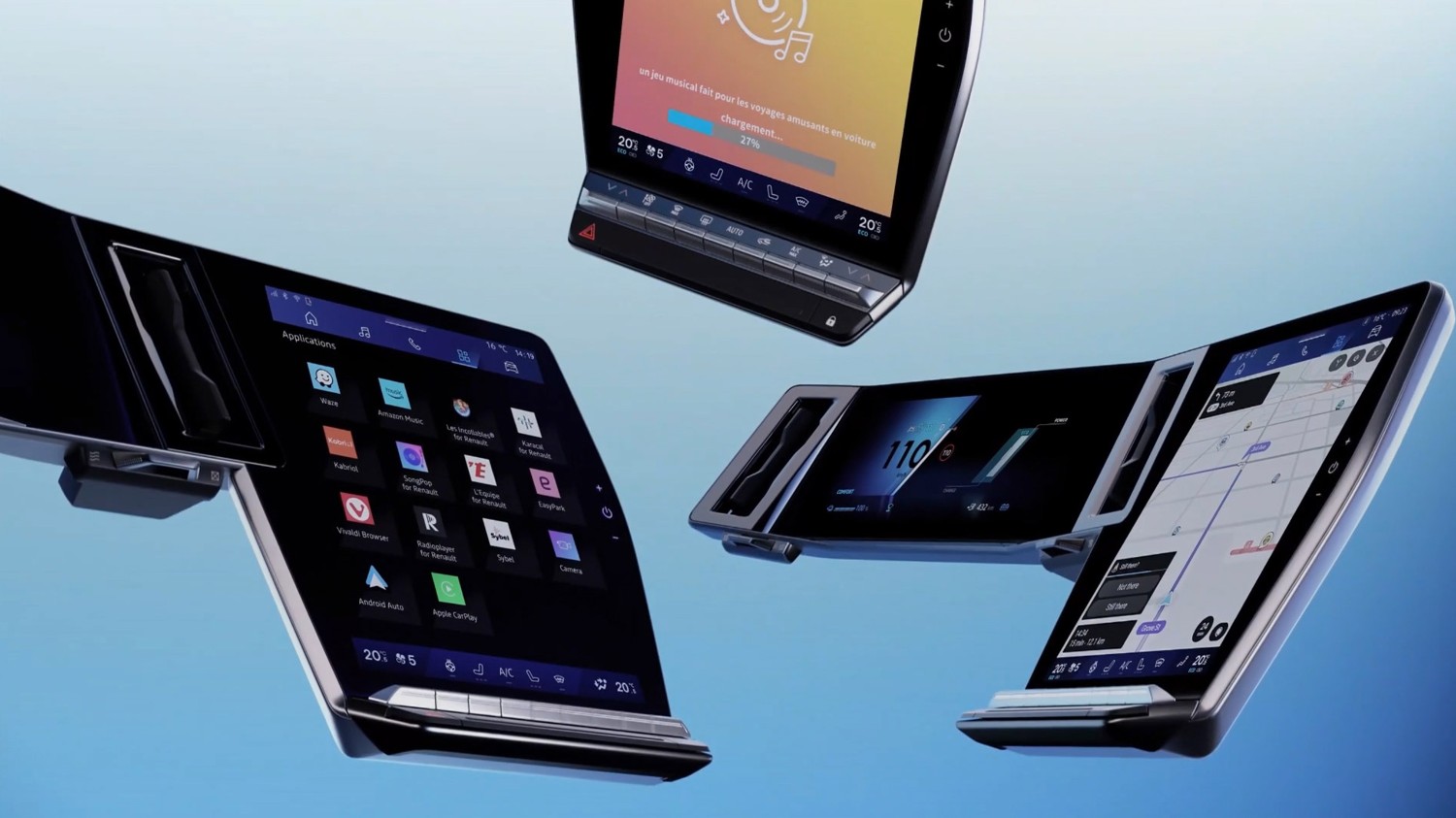 Renault Rafale full hybrid E-Tech - openR - multimedia system