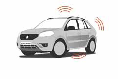 
												
												1. SIGNALIZACIJA
												
												Su elektronine KOLEOS įranga 
suderinta Renault signalizacija saugo 
automobilį nuo įsilaužimo ir įsijungia, 
jei salone kas nors sujuda.
											